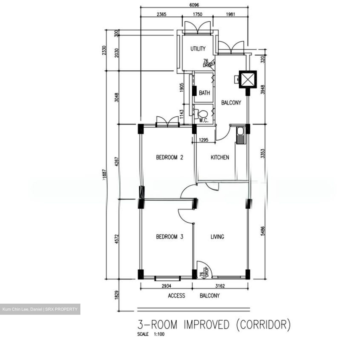 Blk 3 Beach Road (Kallang/Whampoa), HDB 3 Rooms #603534501